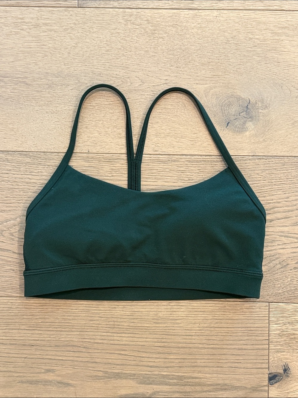EUC Lululemon Flow Y Bra in Rainforest Green - Size 6